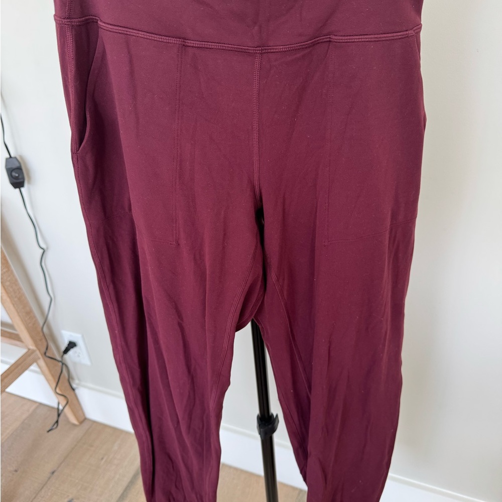 Maroon Lululemon Align Joggers